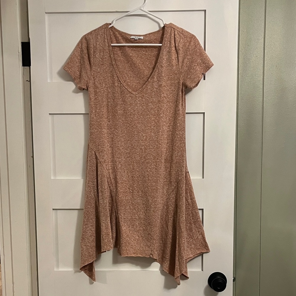 Z Supply Asymmetrical Tan Dress